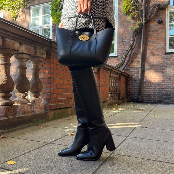  Apair Long Boots, Vitello Nero 